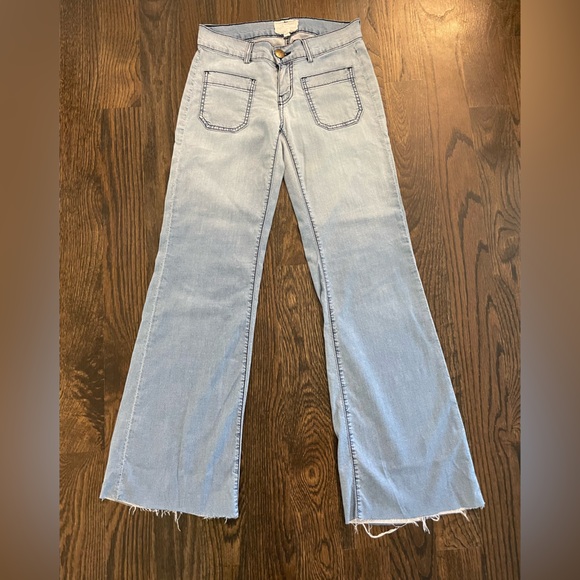 Current Elliot- soft mid rise denim with pockets - Picture 1 of 3